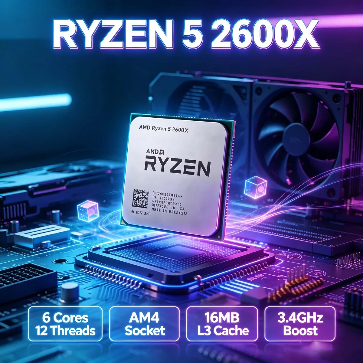 Amd Cpu Ryzen 5 - Процессор AMD Ryzen 5 2600X AM4