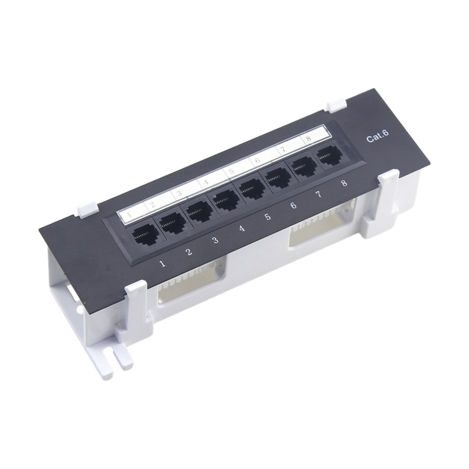 Patch Panel Cat6 - 8-портовая настенная патч-панель Cat6, патч-панель, сетевая