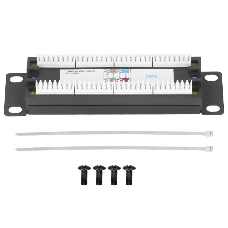 Patch Panel Cat6 - 8-портовая настенная сетевая патч-панель UTP Cat6