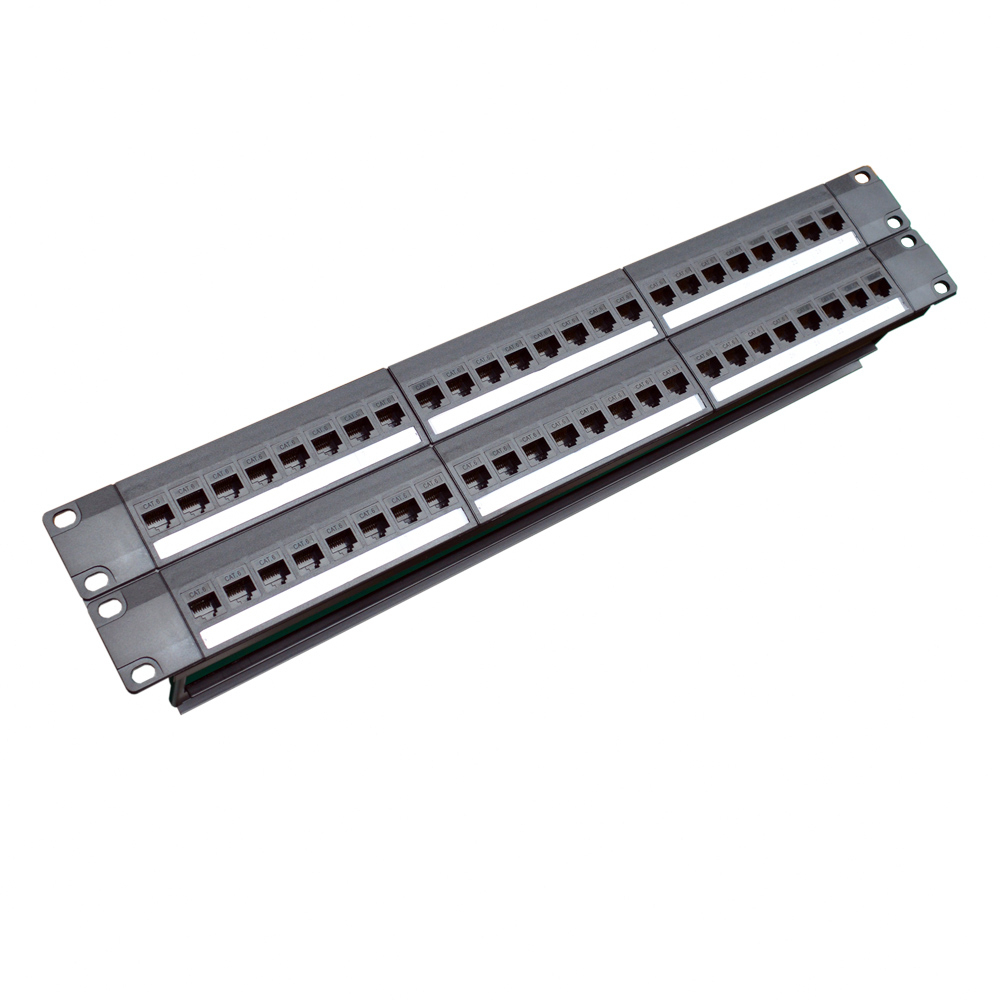 Patch Panel Cat6 - 19in 2U шкаф проходной 48 Порт