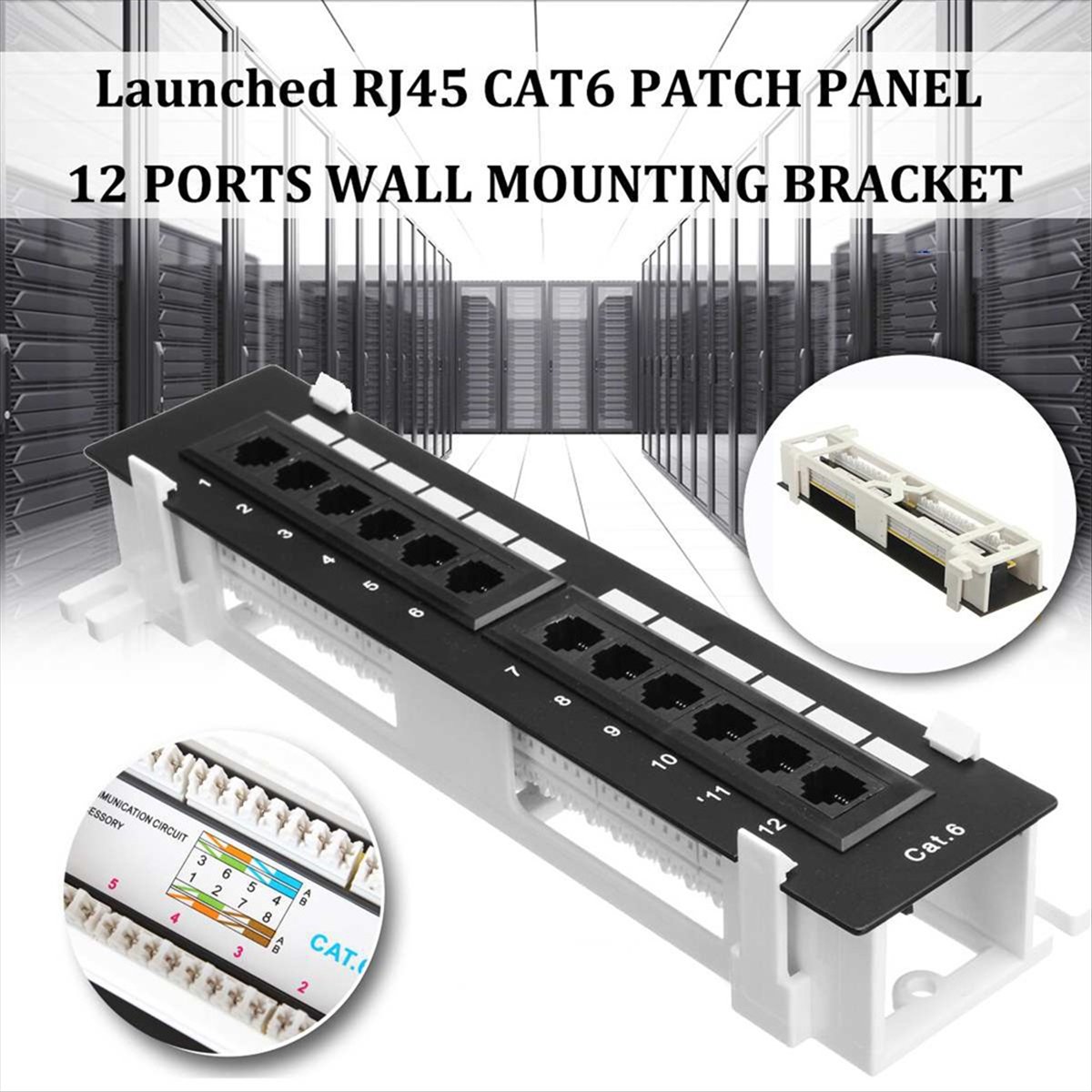 Patch Panel Cat6 - Скидка 50%: Комплект сетевых инструментов, 12-портовая