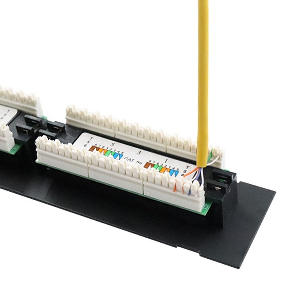 Patch Panel Cat6 - 12-портовая настенная патч-панель для сетевых кабелей