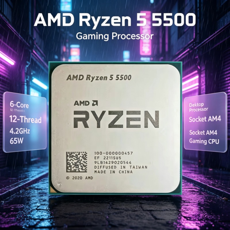 Процессор AMD Ryzen 5 5500 AM4 – обзор и цена Amd Cpu Ryzen 5