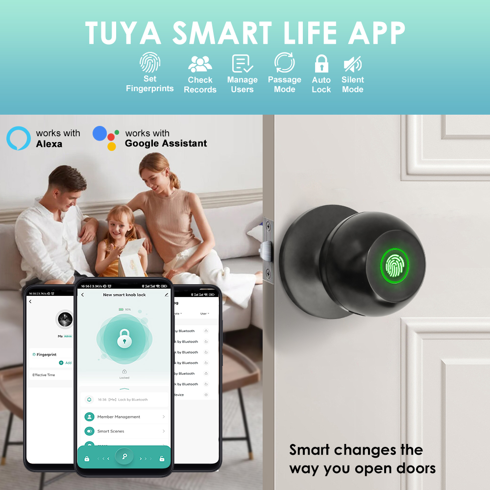 Электронный дверной замок Tuya – обзор и цена Office Tech
