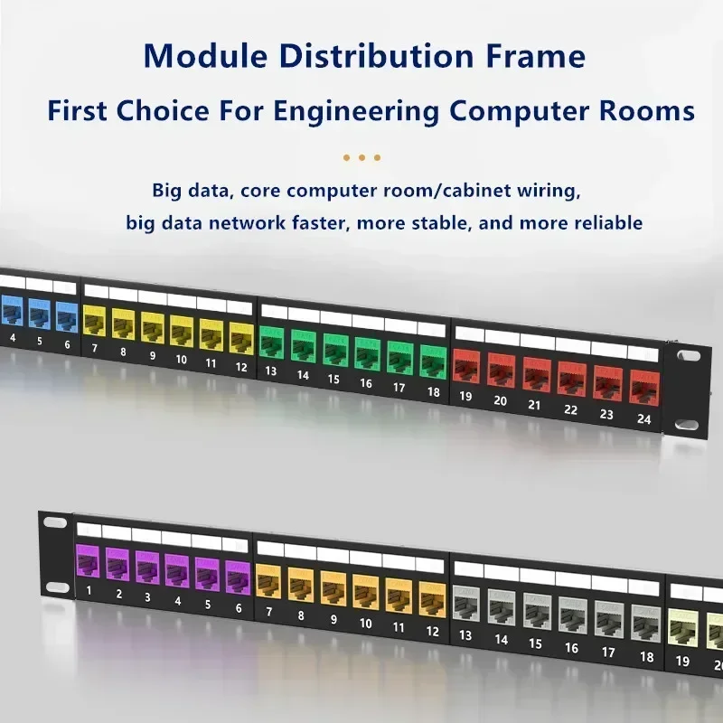 CAT6A Cat6 6 6A RJ45 разъем 6  – обзор и цена Patch Panel Cat6