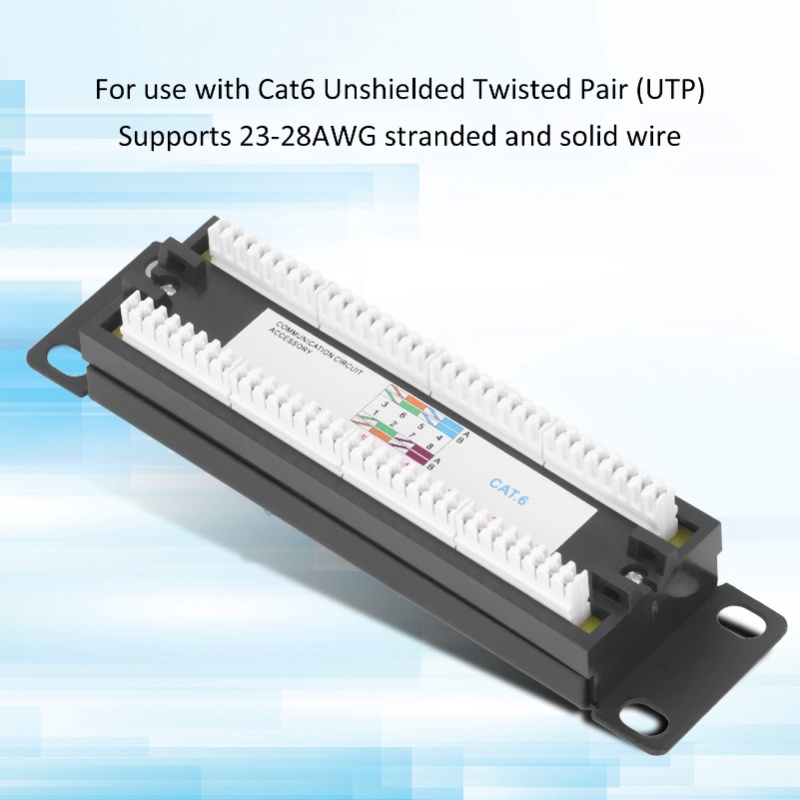 8-портовая настенная сетевая п – обзор и цена Patch Panel Cat6