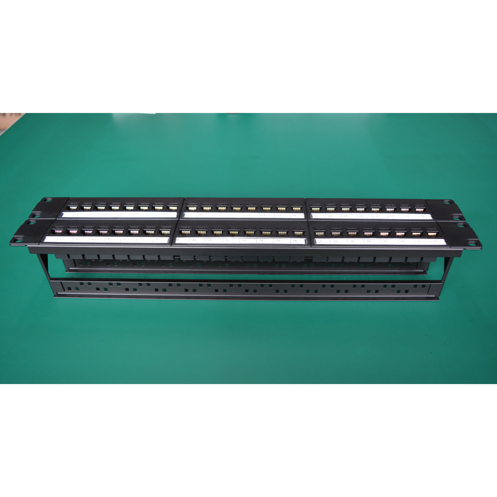 19in 2U шкаф проходной 48 Порт – обзор и цена Patch Panel Cat6