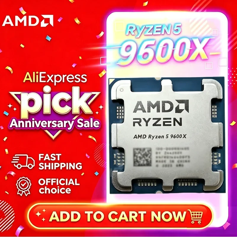 AMD Ryzen 5 9600X 100% AMD R5  – обзор и цена Amd Cpu Ryzen 5